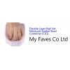 Double Layer Nail Art Manicure Soaker Bowl Container